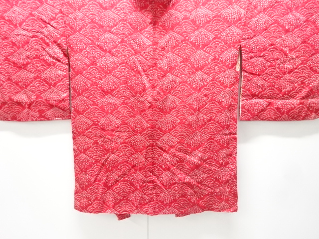 本総絞り　青海波模様絵羽織